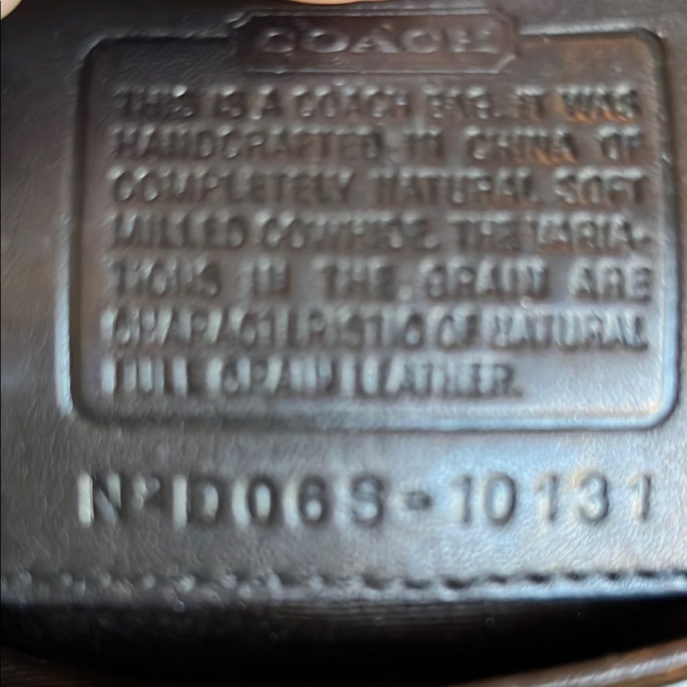 Coach brown leather shoulder bag - Picture 15 of 15